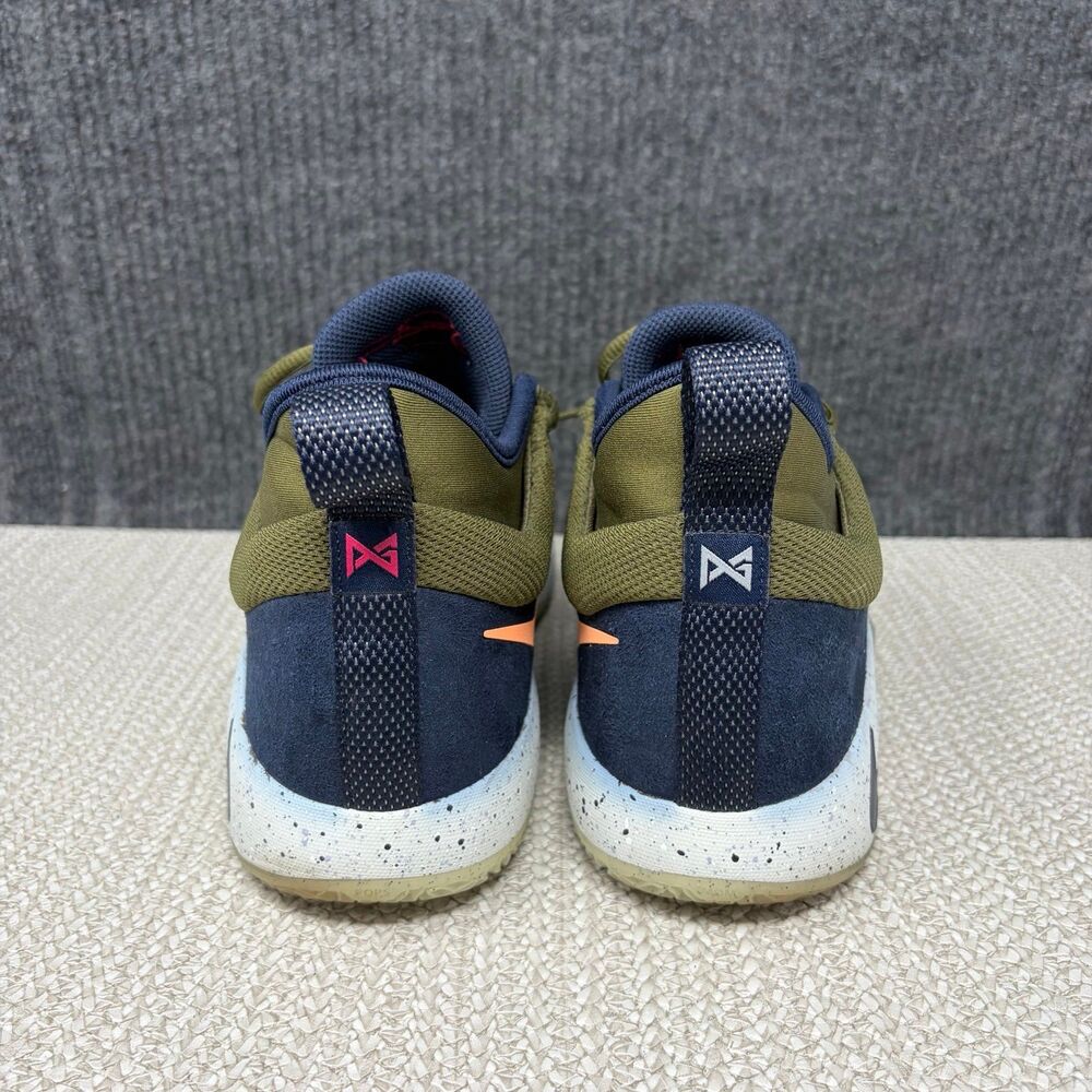 Nike PG 2 ACG Olive Green Navy Basketball Shoes Mens 10 AJ2039-300 Paul George - Picture 4 of 8